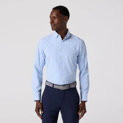 Mizzen + Main Gingham Blue Dress Shirt