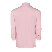 Long Sleeve Omaha Polo in Pink Sky By Greyson Clothiers