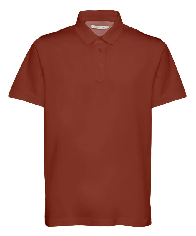 Orange Short Sleeve Polo 