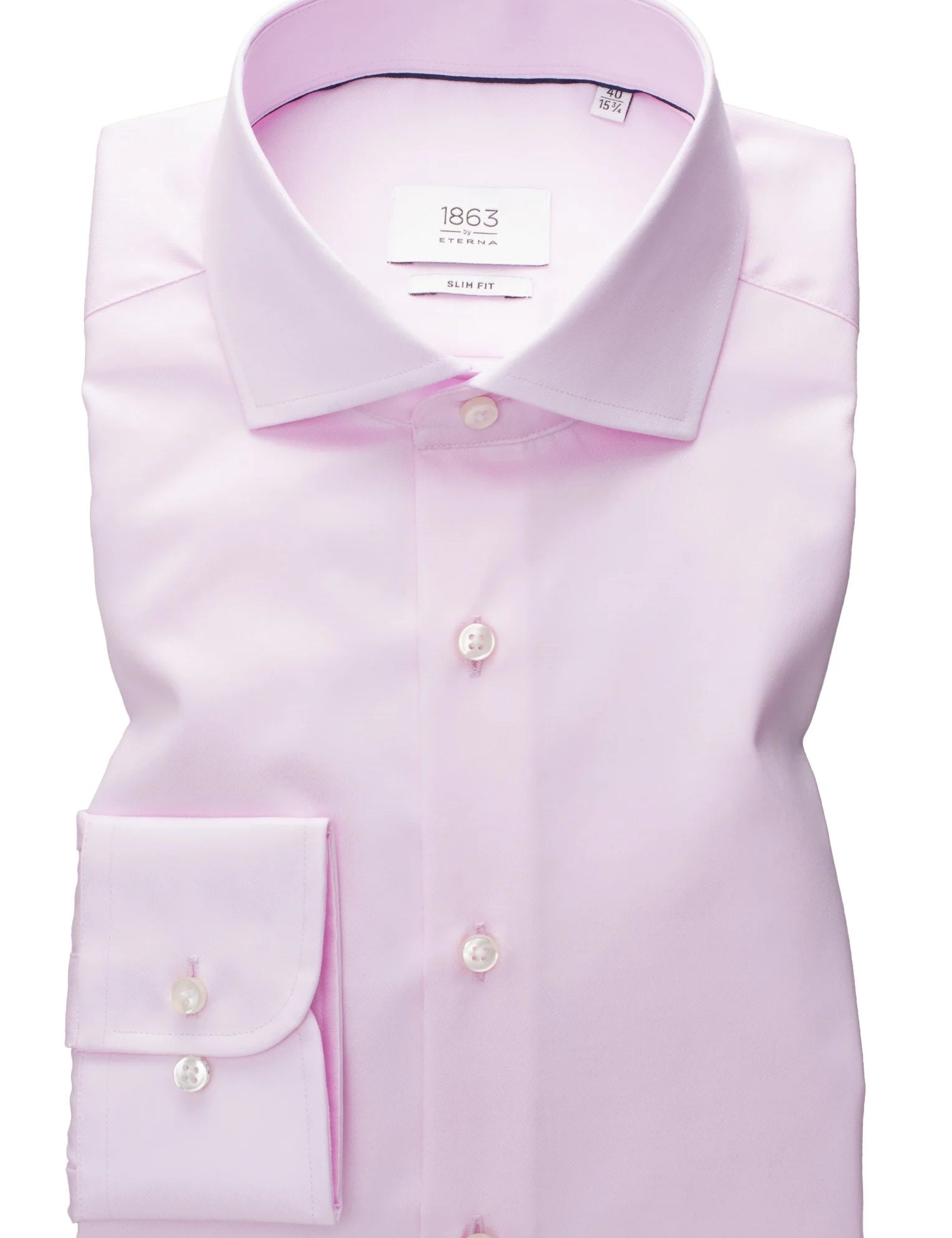 Eterna Pink Slim Fit Dress Shirt