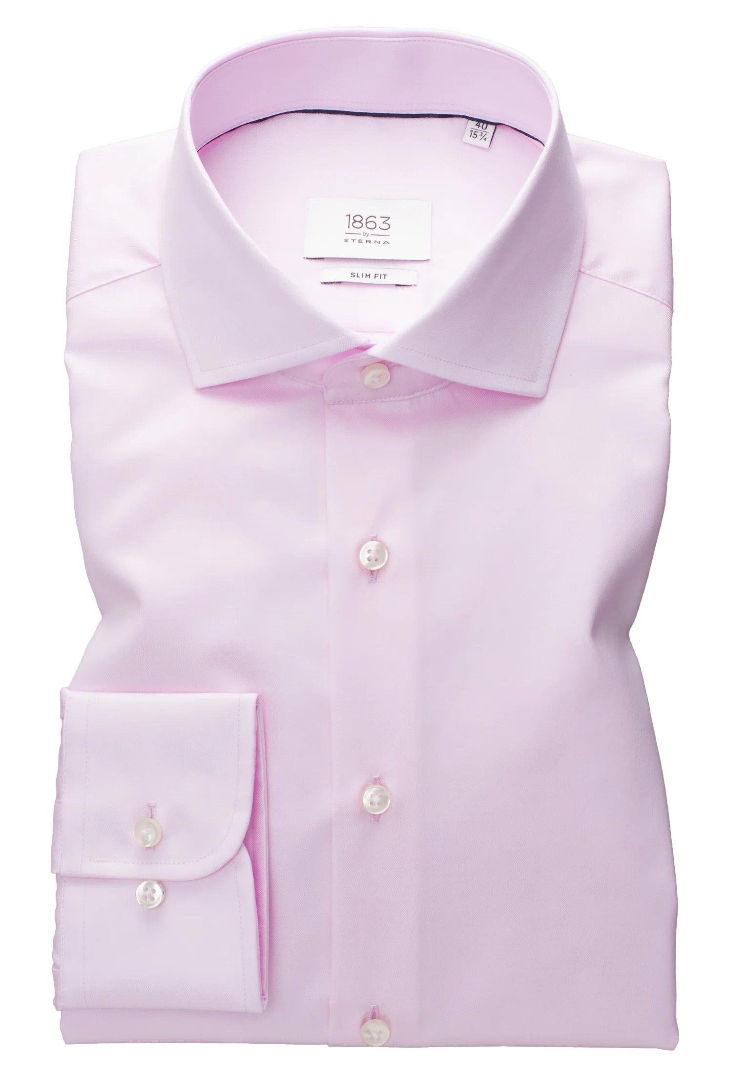 Eterna Pink Slim Fit Dress Shirt