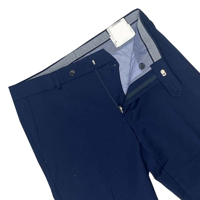 GIORGIO ARMANI SOHO Checker Woven Pants (Trousers) Navy 52 | PLAYFUL