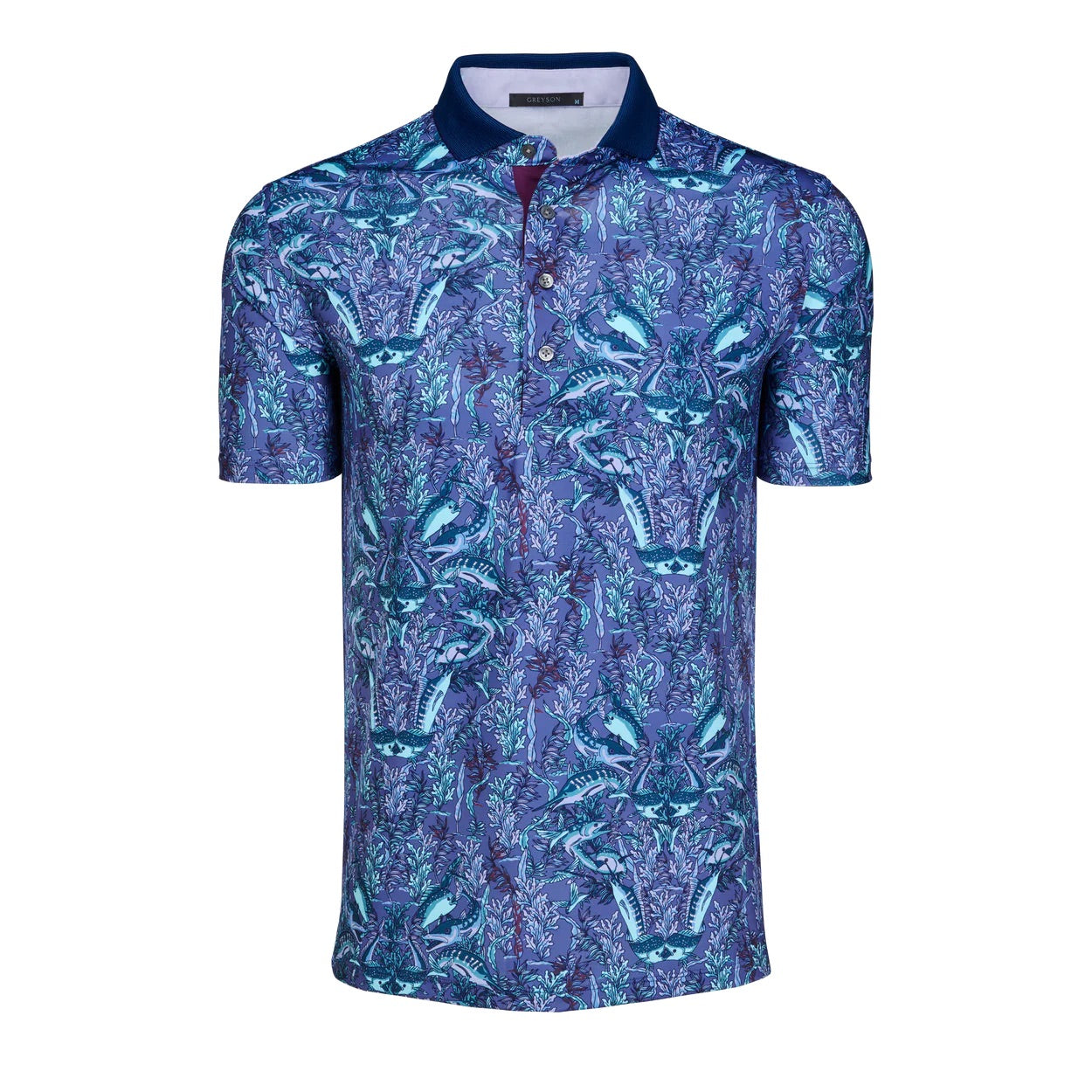 Marlin Curiosities Short Sleeve Polo Greyson Clothiers 