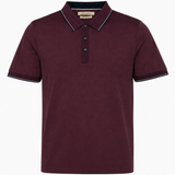 Maroon Short Sleeve Polo  | Lorenzoni