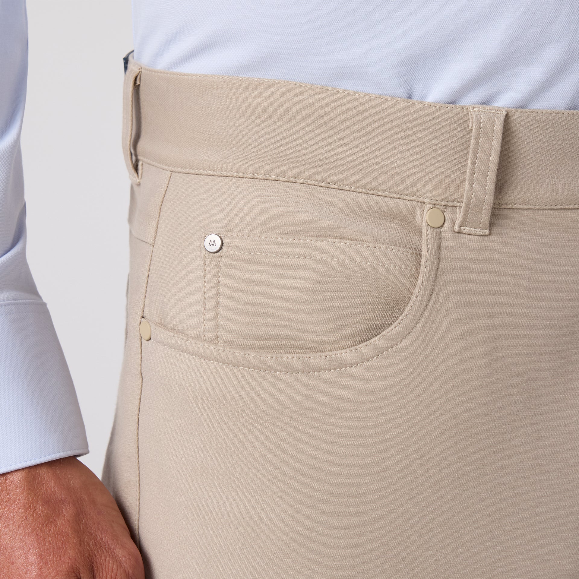 Mayfield 5 Pocket Pant - Light Khaki  Mizzen+Main