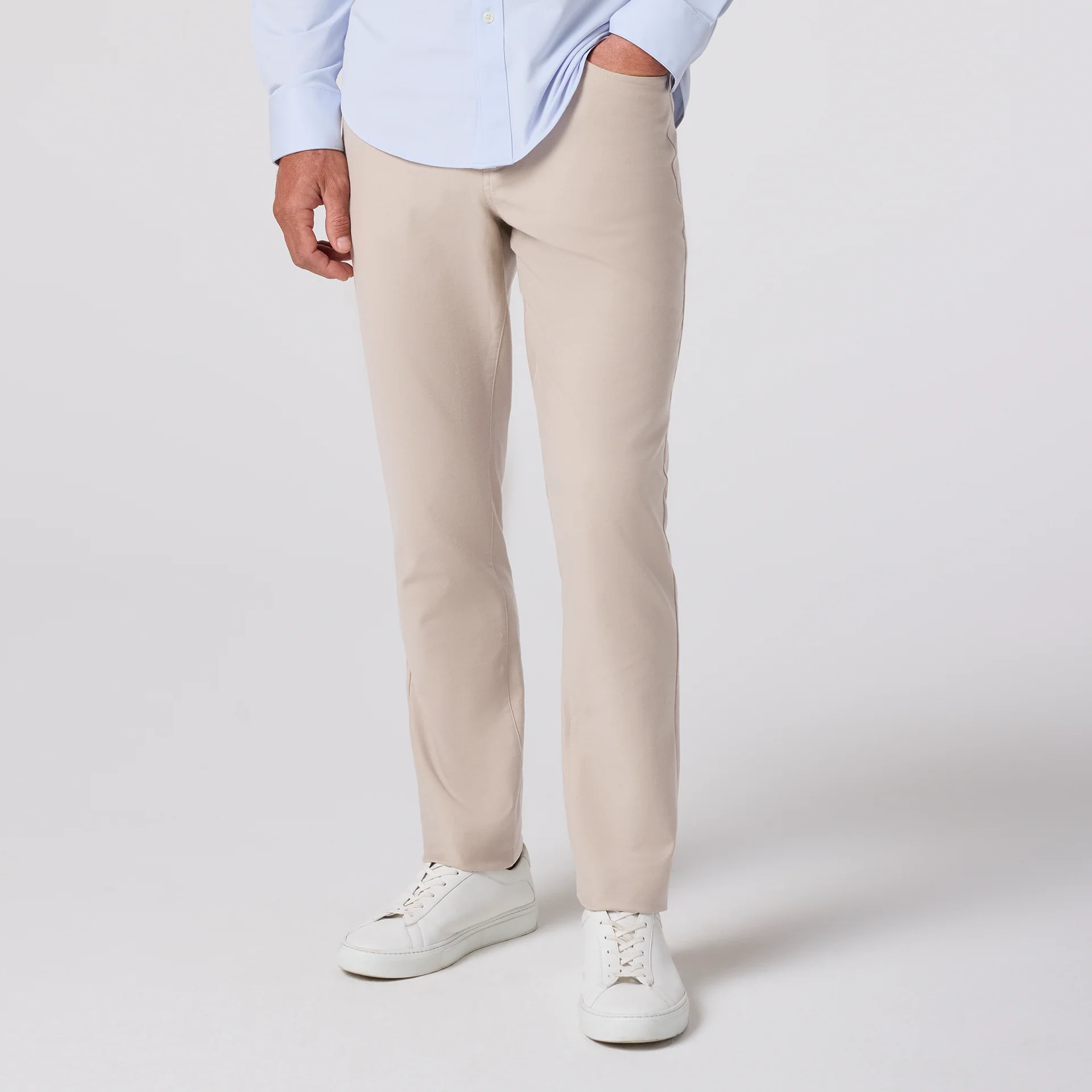 Mayfield 5 Pocket Pant - Light Khaki  Mizzen+Main