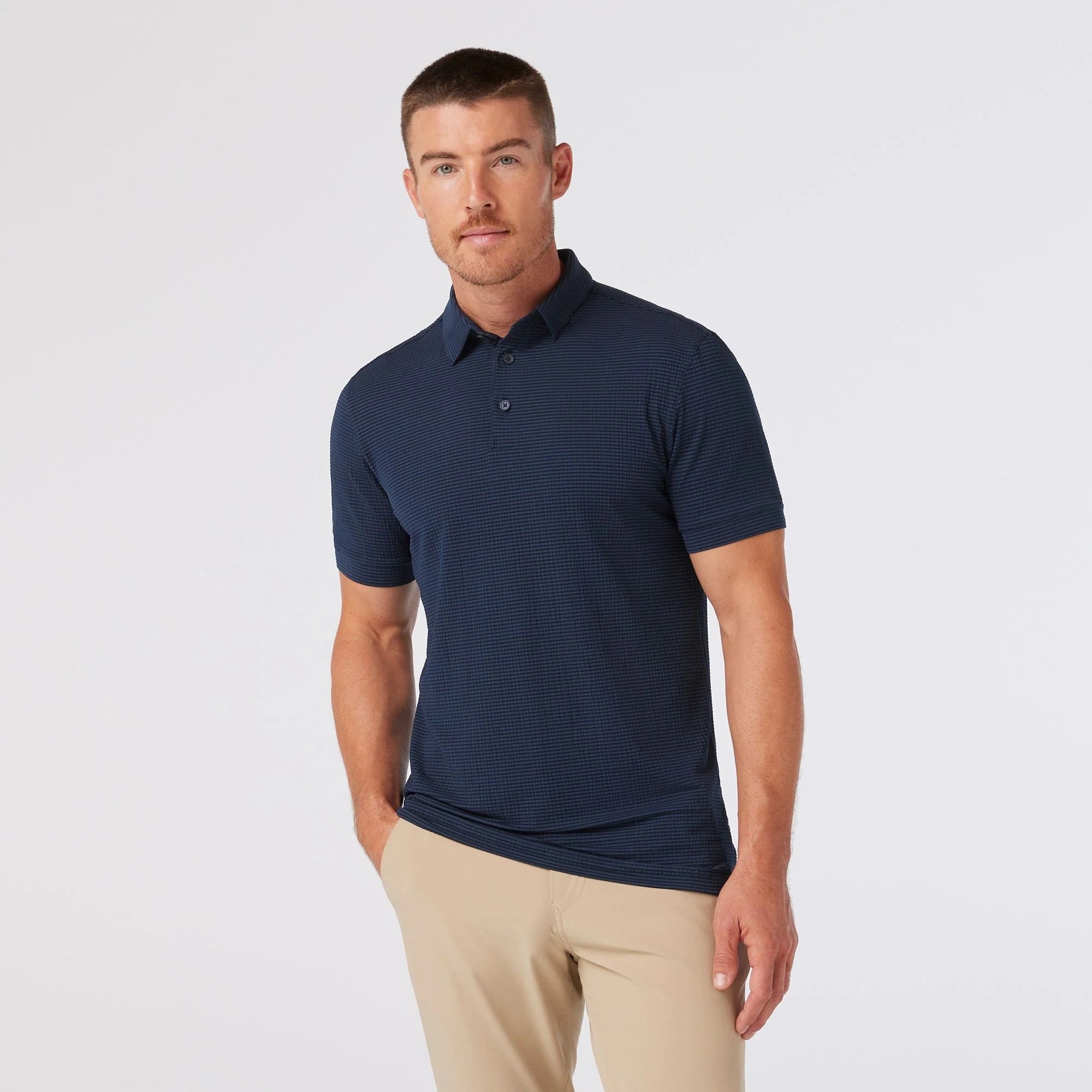 Men's Copa Polo Navy Mizzen+Main 