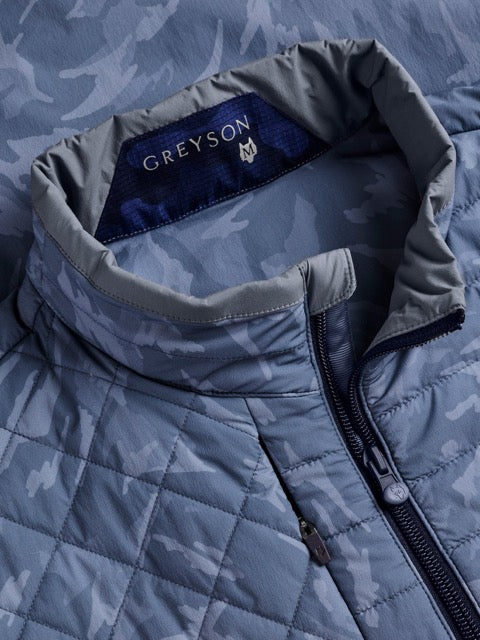 Midas Wolf Yukon Ultralight Vest Shadow Greyson Clothiers Collar Detail