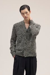 Mika Ultra-soft Cardigan in Black Mouline by NN.07