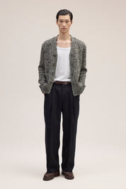 Mika Ultra-soft Cardigan in Black Mouline by NN.07