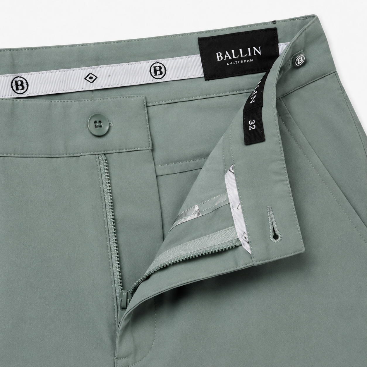 Mineral Green Techno Ultimate Short 9" - Drummond Fit | Ballin