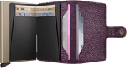 Miniwallet Pebble Grape Secrid Wallets Open