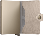 Miniwallet Pebble Latte Secrid Wallets Cardholder