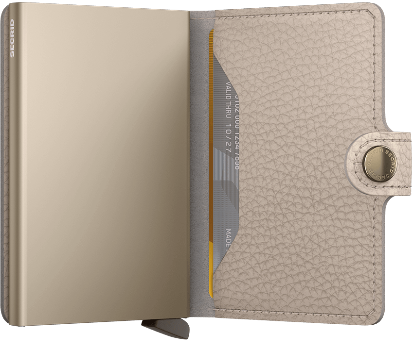 Miniwallet Pebble Latte Secrid Wallets Cardholder