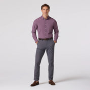 Mizzen+Main Eggplant Levi Plaid 