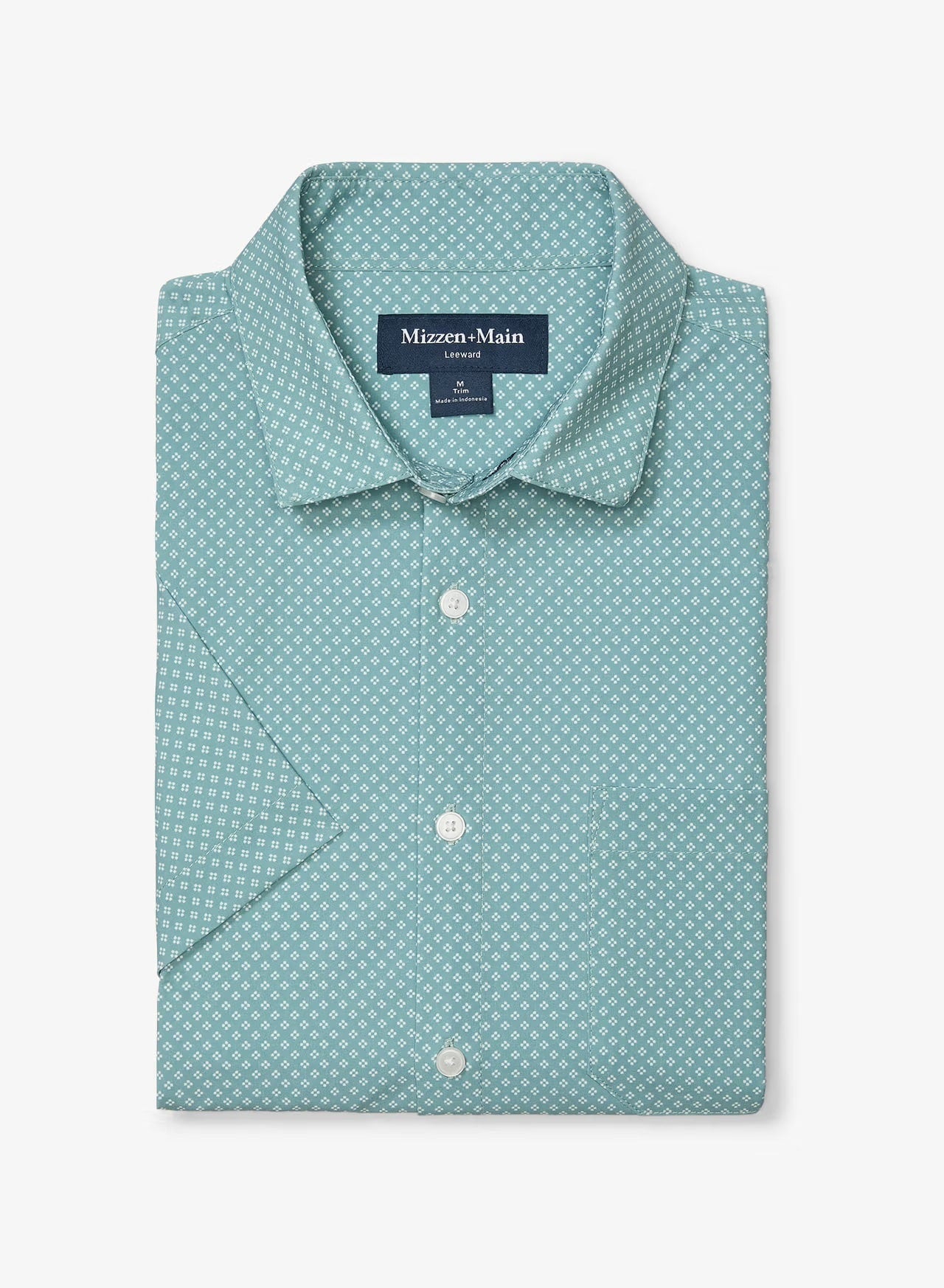 Pale Balsam Clover Leeward Short Sleeve Shirt | Mizzen + Main Q. Contrary Pale Balsam Clover Leeward Short Sleeve Shirt | Mizzen + Main Q. Contrary