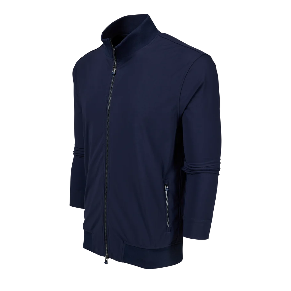 Montauk Bomber Jacket Maltese Blue Greyson Clothiers
