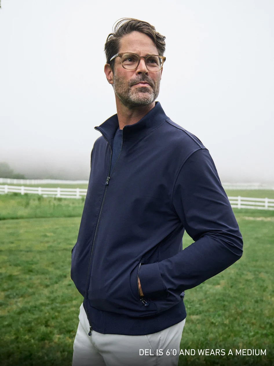 Montauk Bomber Jacket Maltese Blue Greyson Clothiers