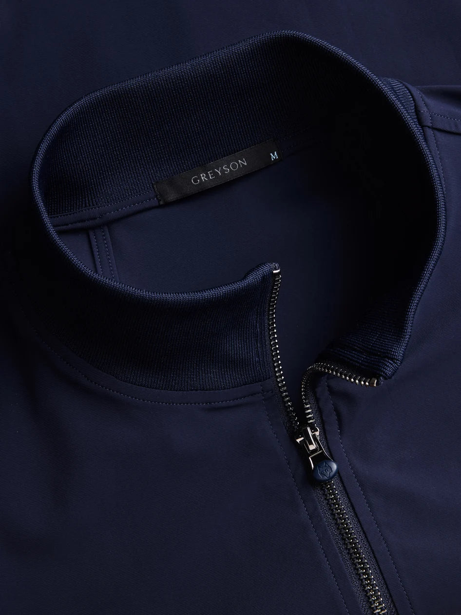 Montauk Bomber Jacket Maltese Blue Greyson Clothiers