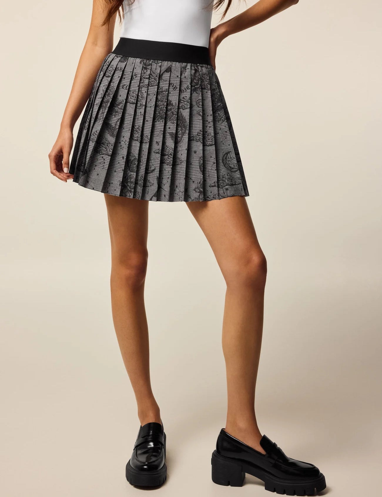 Moon Diamond Plaid Skirt Greyson Clothiers