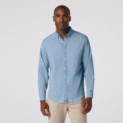 Nash Chambray Light Wash Denim Shirt Mizzen+Main