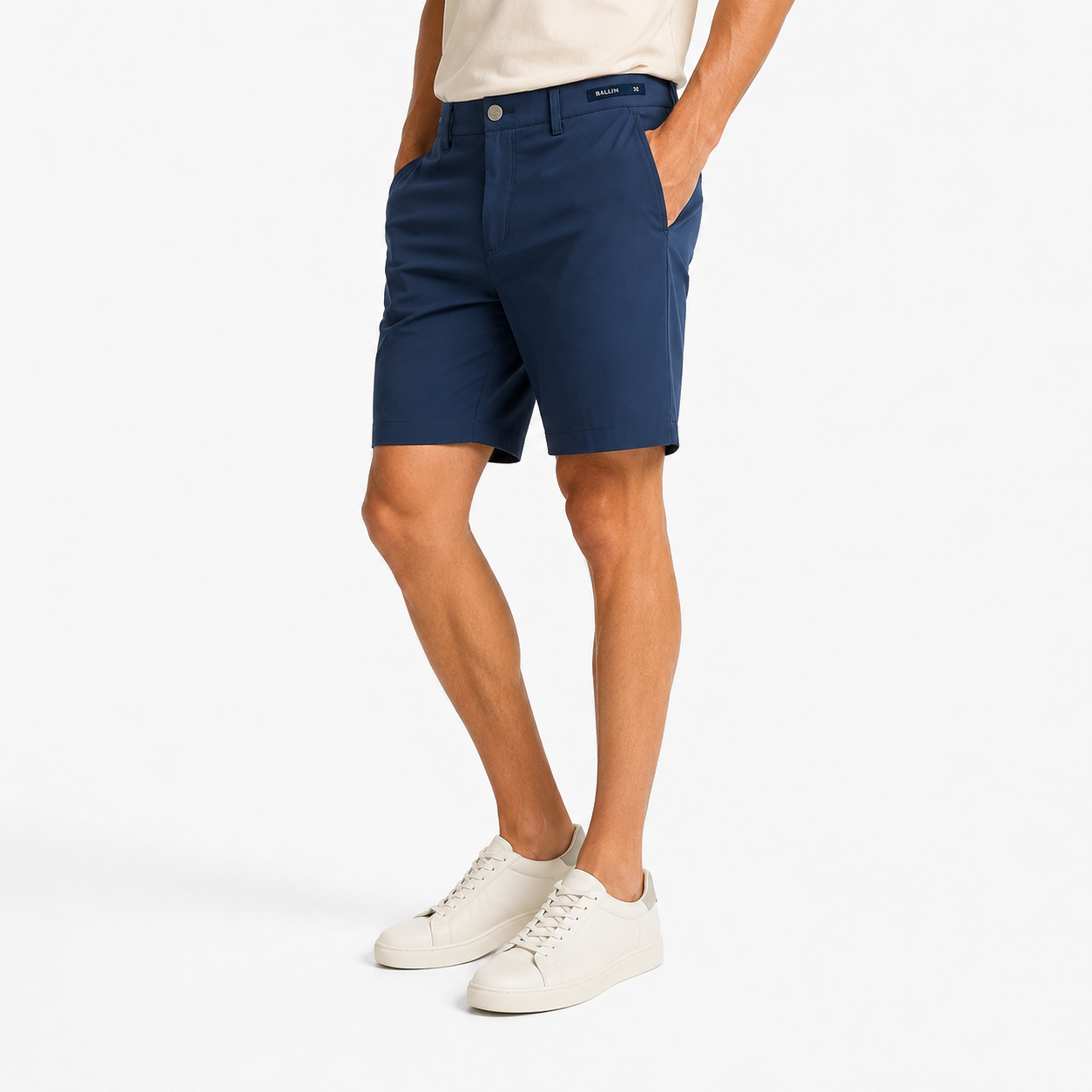 Navy Blue Techno Ultimate Short 9" Drummond Fit Ballin 