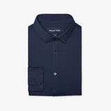 Navy Halyard Dress Shirt | Mizzen+Main