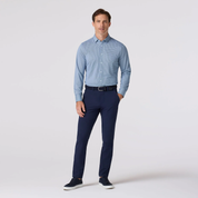 Navy Peter Gingham Halyard Dress Shirt Mizzen+Main