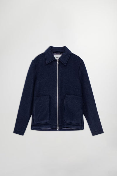 Gael Wool Jacket - Navy | NN.07 – Q. Contrary