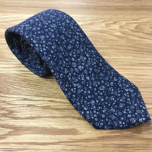 Neat wool floral tie