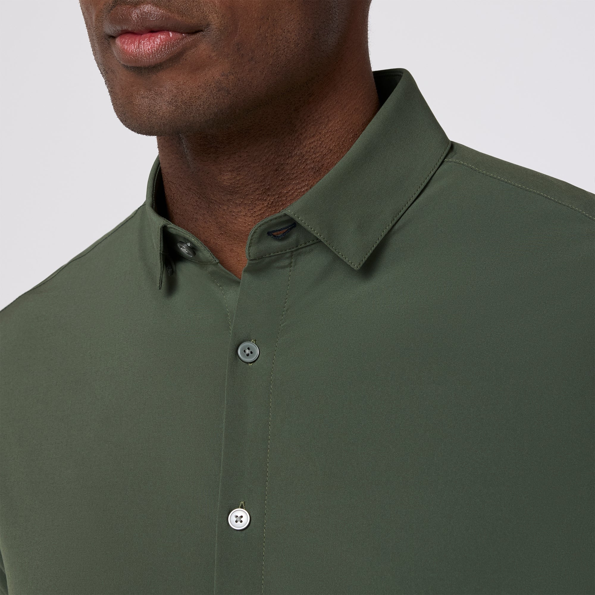Olive Leeward Mizzen+Main Dress Shirt 
