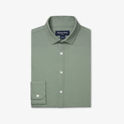 Olive Pressed Diamond Leeward Dress Shirt Mizzen+Main