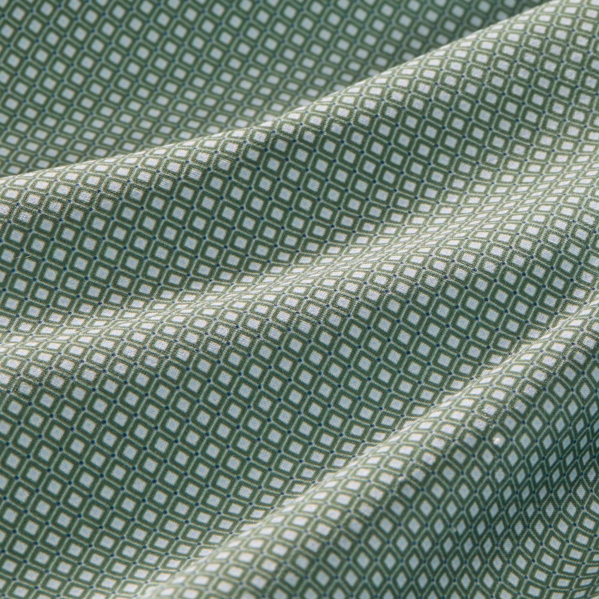 Olive Pressed Diamond Leeward Dress Shirt Mizzen+Main