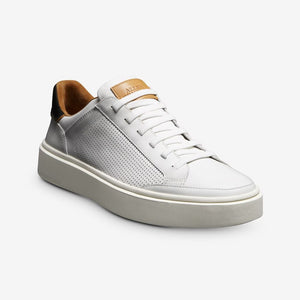 Oliver slip on stretch lace sneaker white Allen Edmonds