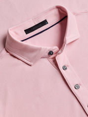 Omaha Long Sleeve Polo Pink Sky Greyson Clothiers 