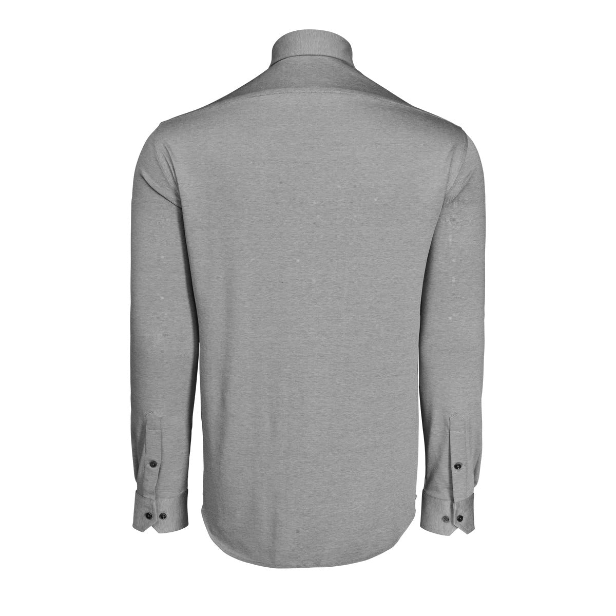 Omaha Pique Dress Shirt Light Grey Heather Greyson Clothiers 
