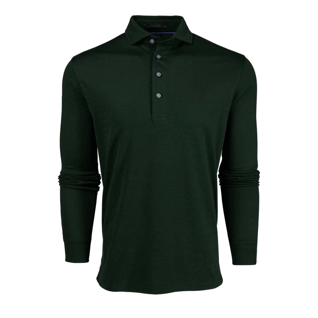 Omaha Long Sleeve Polo Jesper Greyson Clothiers Front