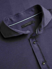 Omaha Pique Dress Shirt Maltese Blue Greyson Clothiers
