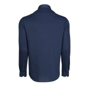 Omaha Pique Dress Shirt Maltese Blue Greyson Clothiers