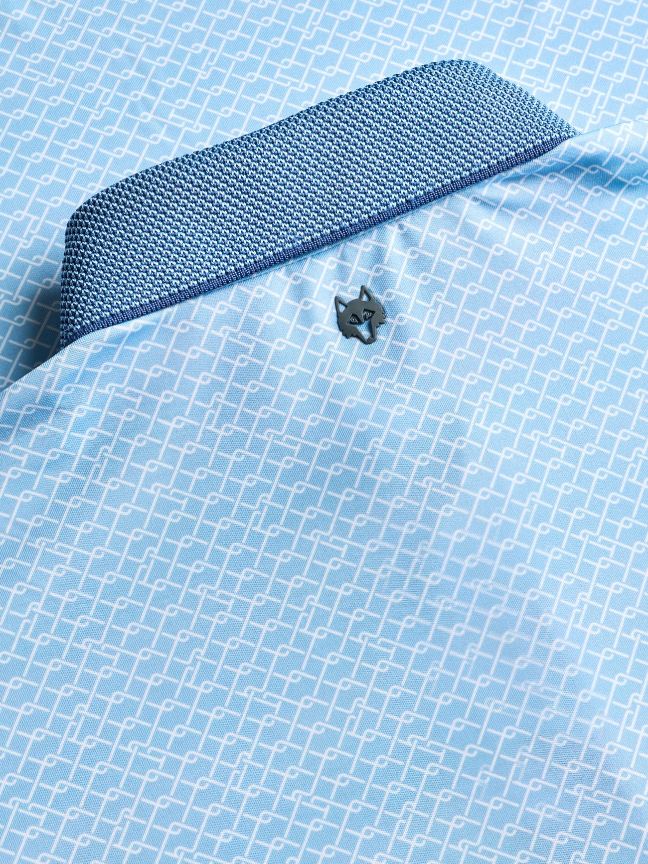 Packline Short Sleeve Polo Wolf Blue Greyson Clothiers