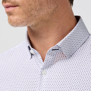 Passion Purple Multi Diamond Leeward Dress Shirt Mizzen+Main