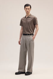Paul Open Collar Polo NN.07 Marble Husk 