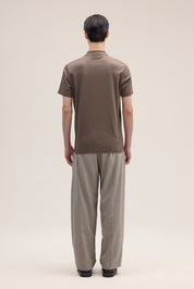 Paul Open Collar Polo NN.07 Marble Husk 