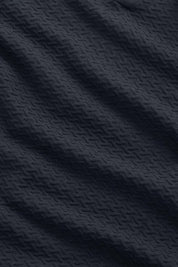 Paul Textured Stitch Polo - Navy Blue NN.07