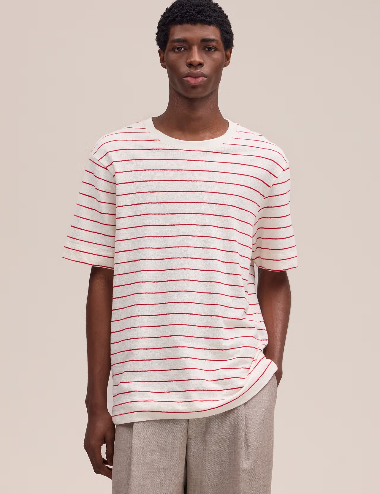 Pedro Crepe Tee Chili Glow NN.07