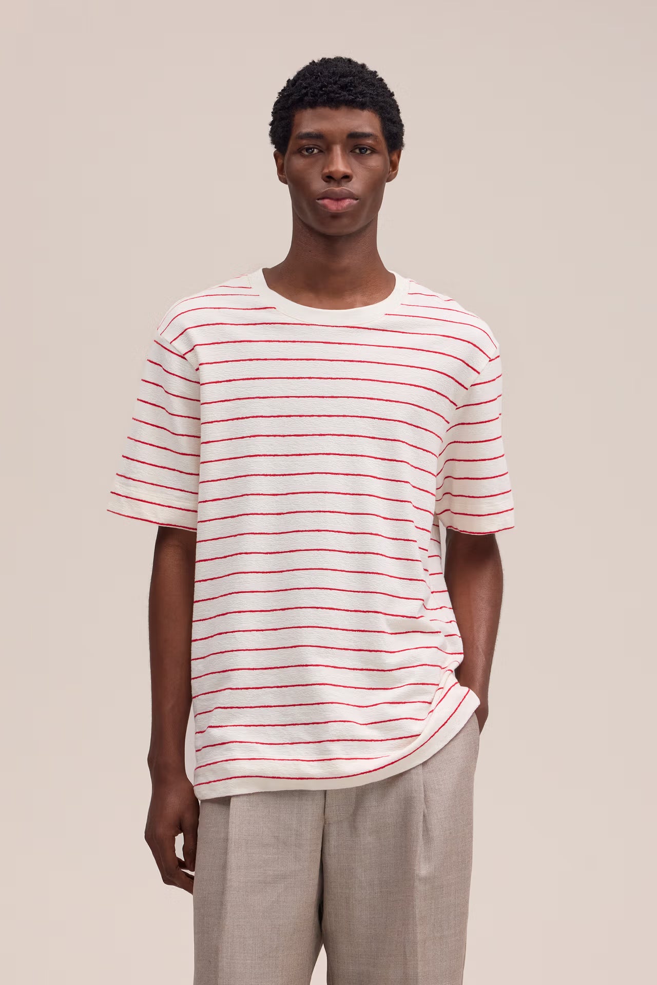 Pedro Crepe Tee Chili Glow NN.07