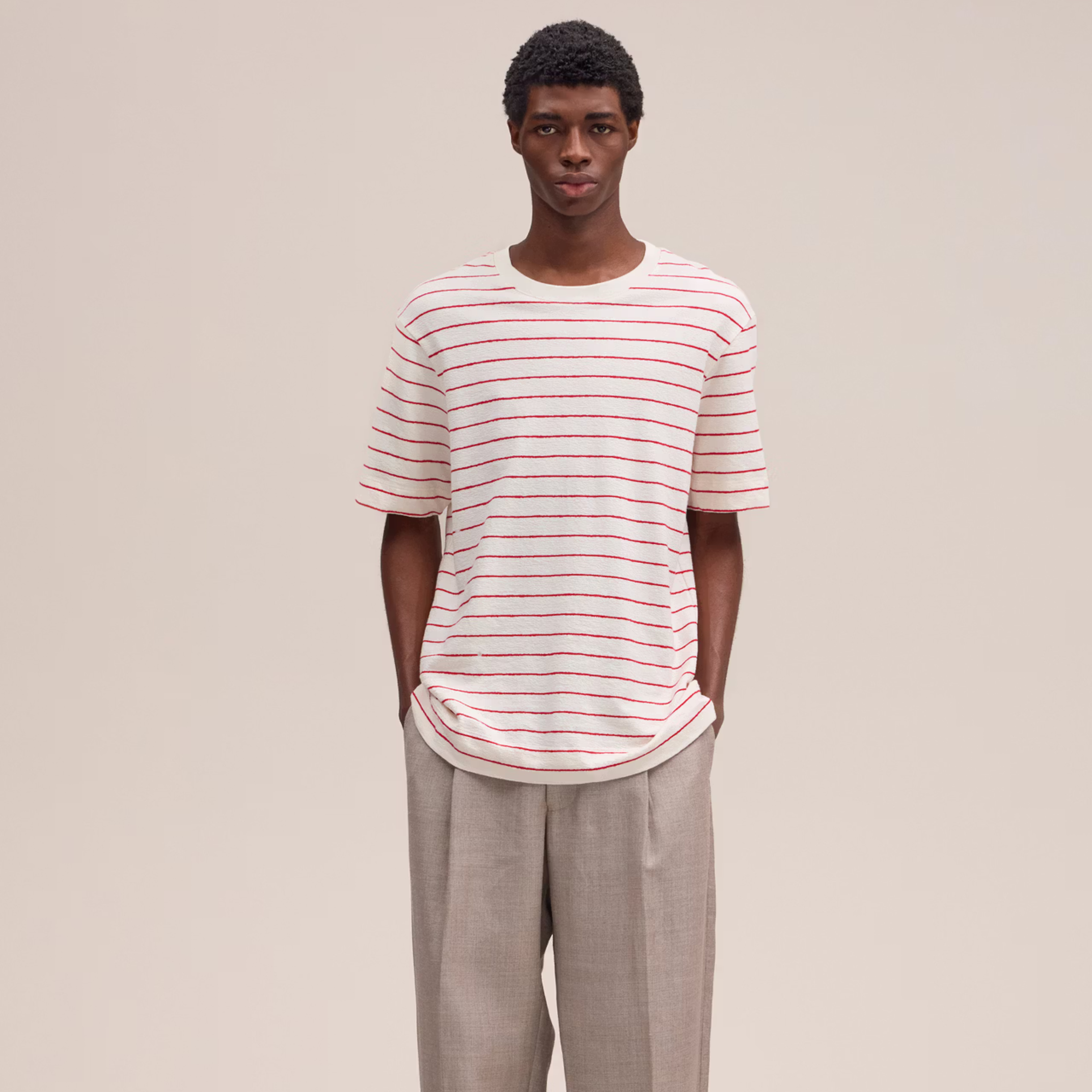 Pedro Crepe Tee Chili Glow NN.07