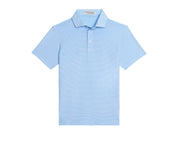Perkins Boys Polo Shirt Vista Blue & White