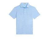 The Perkins Boys Polo Shirt - Vista Blue & White | Holderness & Bourne