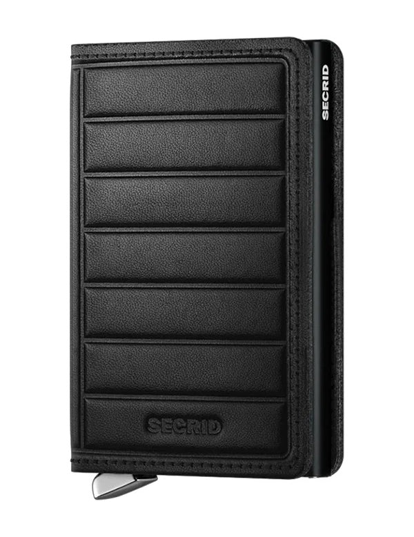 Premium Slimwallet Emboss Lines Black Secrid 